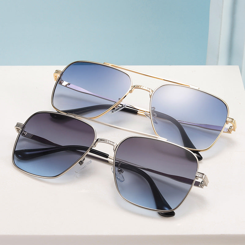 Double Beam Stylish Metallic FB Sunglasses Accessories