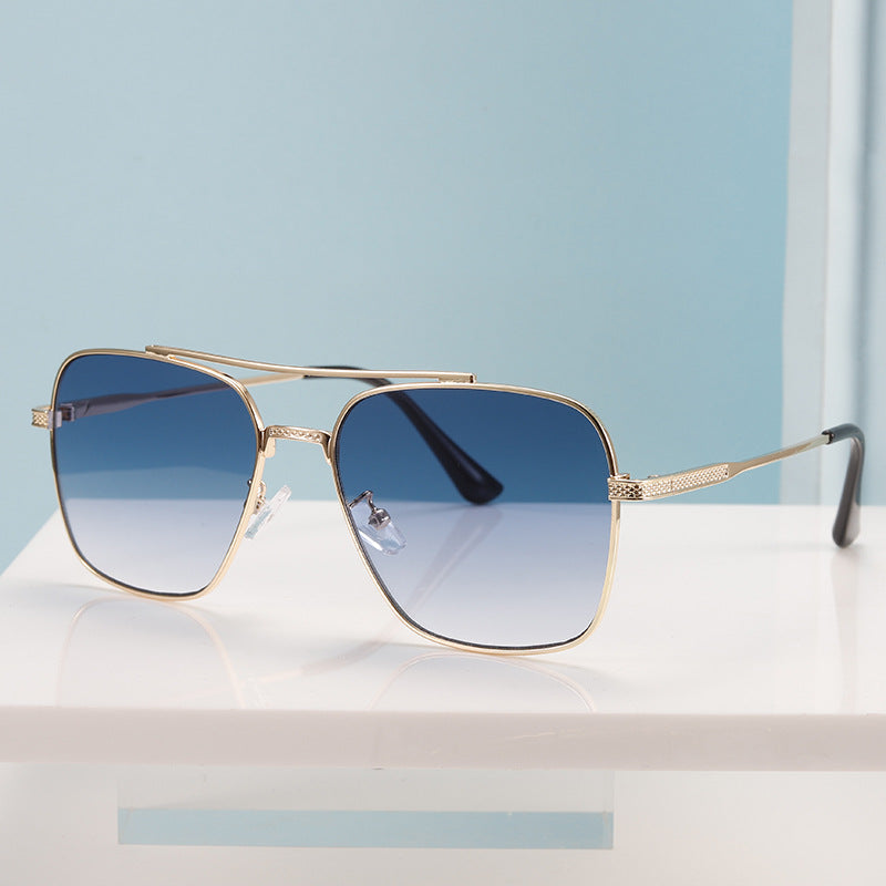 Double Beam Stylish Metallic FB Sunglasses Accessories